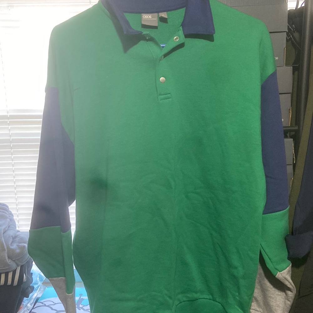Asos oversized polo shirt
